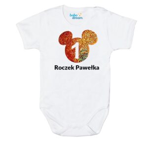 Body Moje Pierwsze urodziny Roczek Myszka Miki