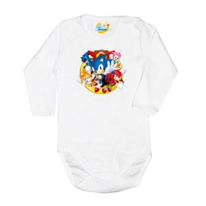 Body z postacią z bajki SONIC białe