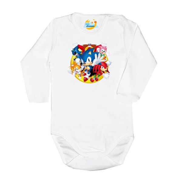 Body z postacią z bajki SONIC białe