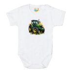 Body krótki rękaw Traktor John Deere białe
