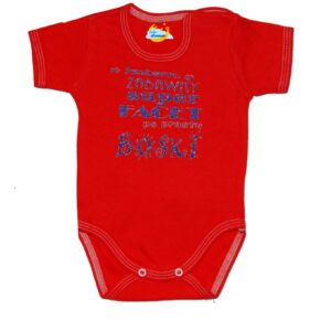 Body Zabawny Super Facet po prostu Boski czerwone