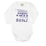 Body Zabawny Super Facet po prostu Boski białe