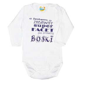 Body Zabawny Super Facet po prostu Boski białe