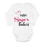 Body Mam Super Babcię białe