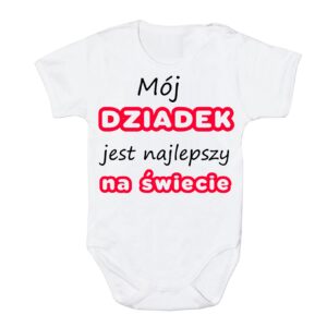 Body Najlepszy Dziadek na świecie białe