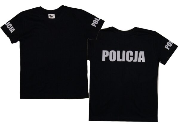 Koszulka dziecięca POLICJA granat