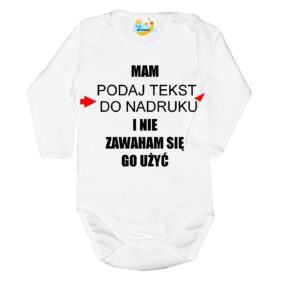 Body niemowlęce Mam i nie zawaham się go użyć z imieniem