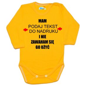 Body niemowlęce Mam i nie zawaham się go użyć z imieniem