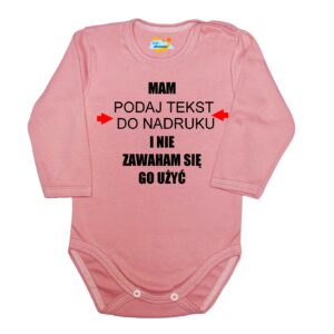 Body niemowlęce Mam i nie zawaham się go użyć z imieniem