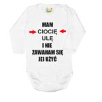 Body niemowlęce Mam i nie zawaham się jej użyć z imieniem