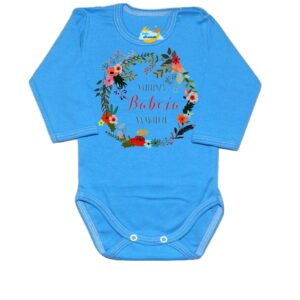Body najlepsza babcia na świecie niebieskie