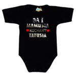 Body Ja i mamusia KOCHAMY TATUSIA święto Mamy Taty czarne