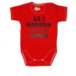 Body Ja i mamusia KOCHAMY TATUSIA święto Mamy Taty czerwone