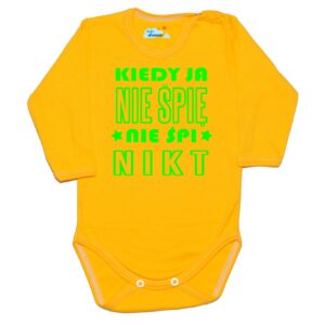 Body kiedy ja nie śpię nie śpi nikt żółty