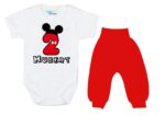Komplet dziecięcy zestaw body i spodnie 2-ka MICKEY
