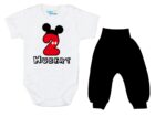 Komplet dziecięcy zestaw body i spodnie 2-ka MICKEY