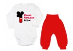 Komplet dziecięcy zestaw body i spodnie 1-ka MICKEY
