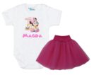 Komplet dziecięcy zestaw body i spódniczka Myszka Minnie