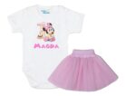 Komplet dziecięcy zestaw body i spódniczka Myszka Minnie