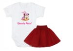 Komplet dziecięcy zestaw body i spódniczka Myszka Minnie