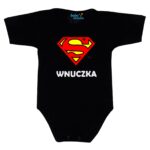 Body SUPER WNUCZKA Polski producent krótki rękaw