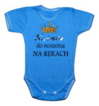 Body niemowlęce NADRUK Książe do noszenia na rękach