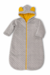 Ciepły Śpiworek Niemowlęcy z Uszkami – Miękki Otulacz od 6 do 9 miesięcy